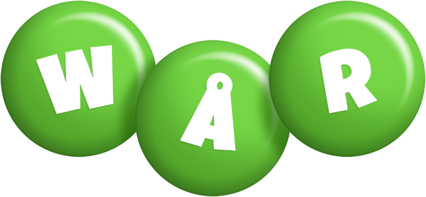 Wår candy-green logo