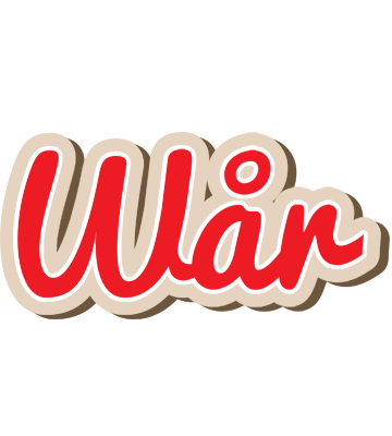 Wår chocolate logo