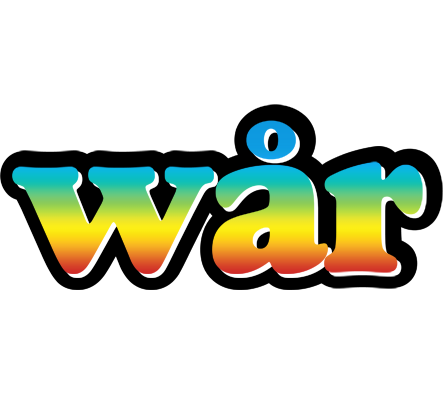 Wår color logo