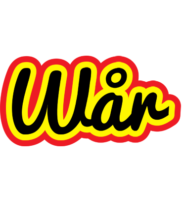 Wår flaming logo