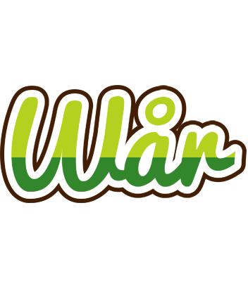 Wår golfing logo