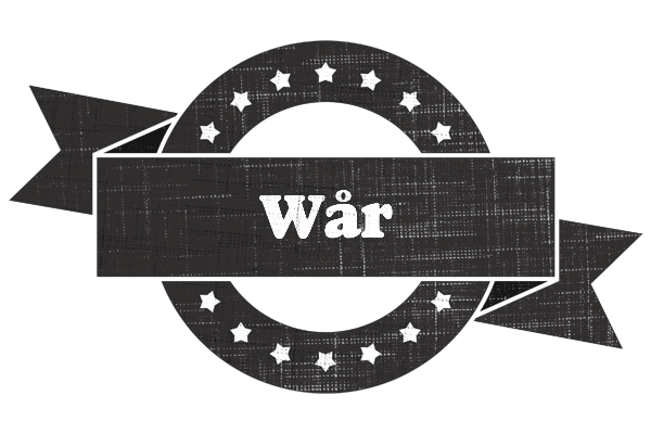 Wår grunge logo