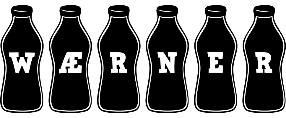 Wærner bottle logo