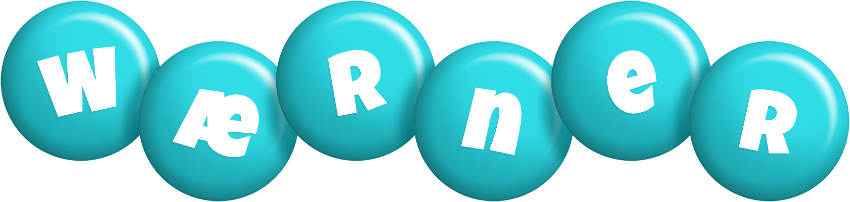 Wærner candy-azur logo