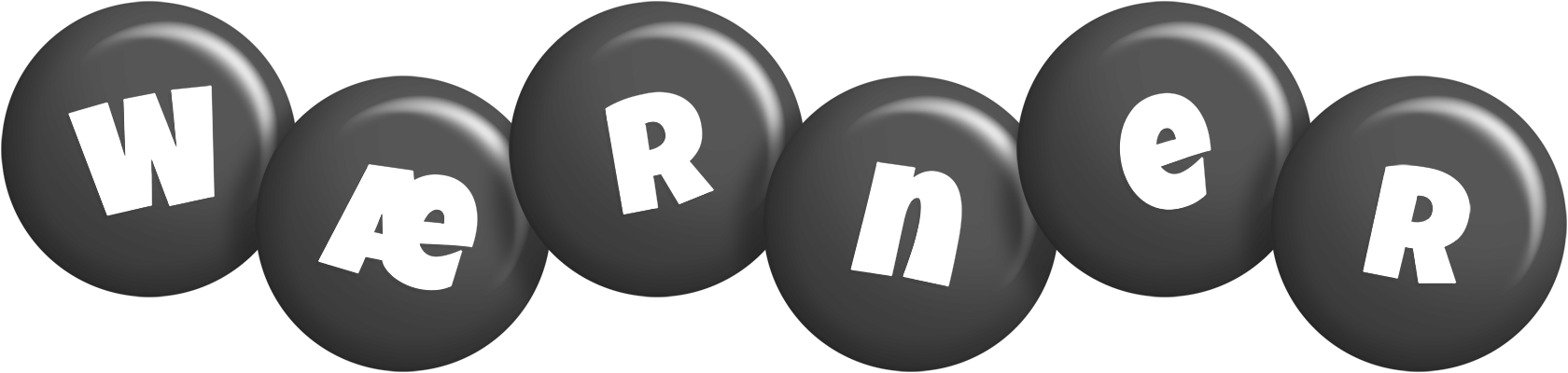 Wærner candy-black logo