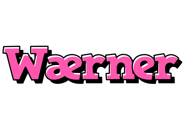 Wærner girlish logo