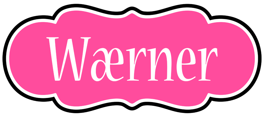 Wærner invitation logo