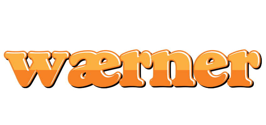 Wærner orange logo