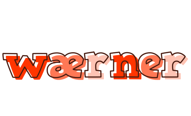 Wærner paint logo