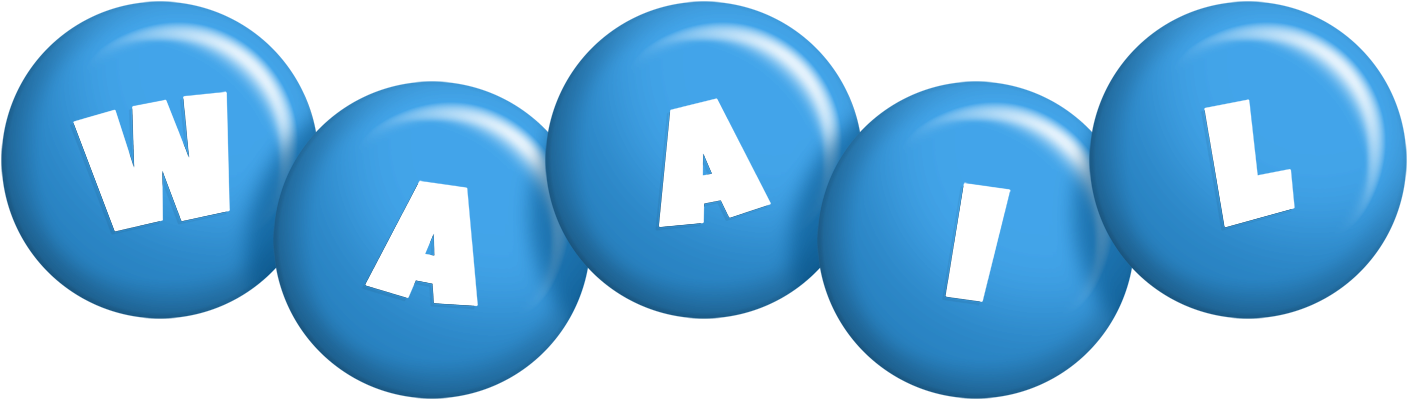 Waail candy-blue logo