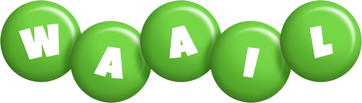 Waail candy-green logo