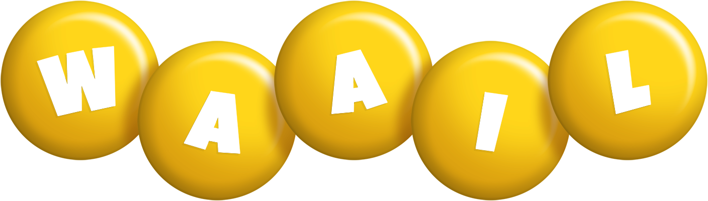 Waail candy-yellow logo