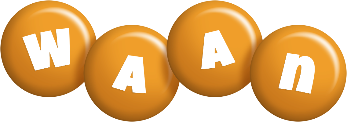 Waan candy-orange logo