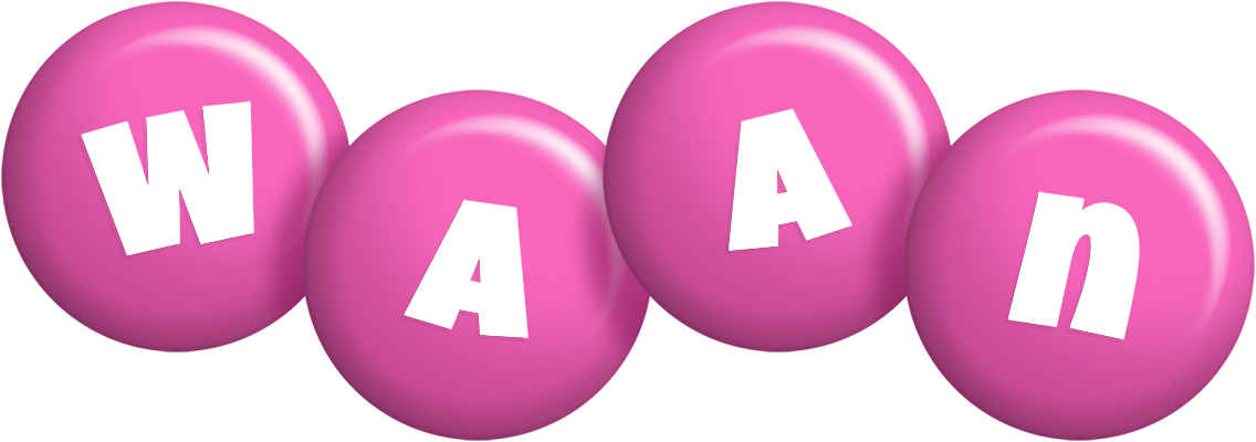 Waan candy-pink logo