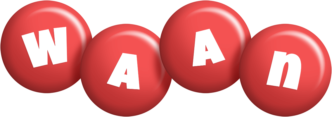Waan candy-red logo