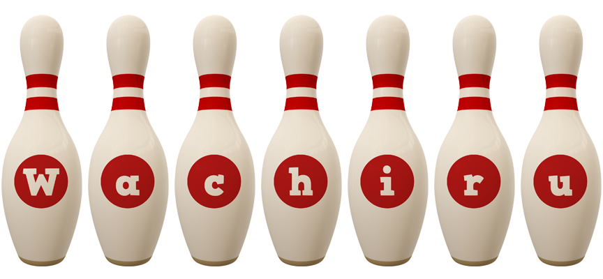 Wachiru bowling-pin logo