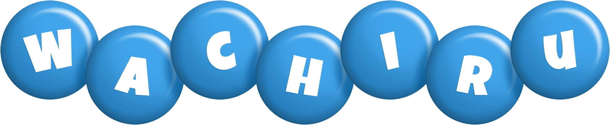 Wachiru candy-blue logo