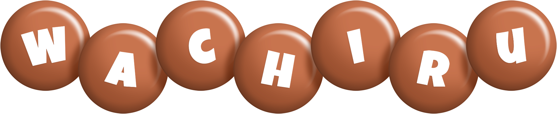 Wachiru candy-brown logo