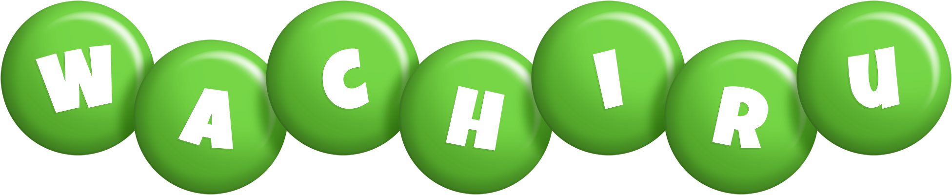 Wachiru candy-green logo