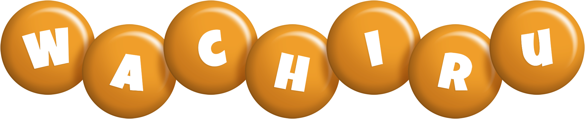 Wachiru candy-orange logo