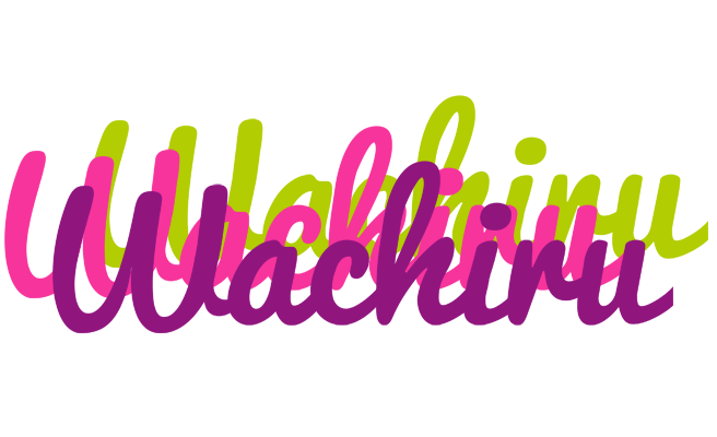Wachiru flowers logo