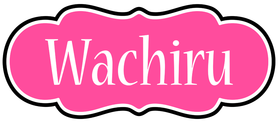 Wachiru invitation logo