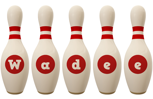 Wadee bowling-pin logo