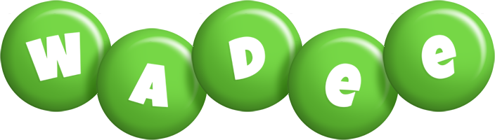 Wadee candy-green logo