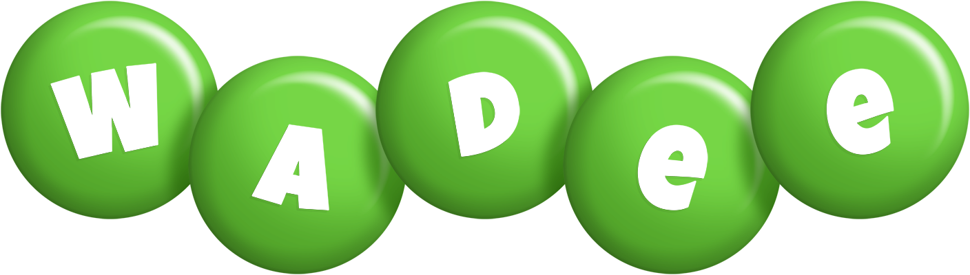 Wadee candy-green logo