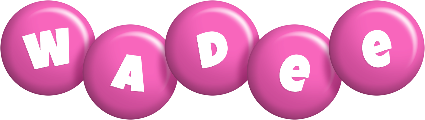 Wadee candy-pink logo