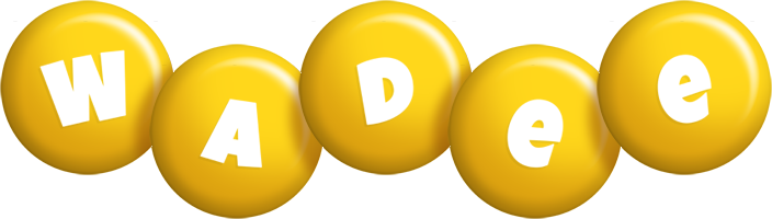 Wadee candy-yellow logo