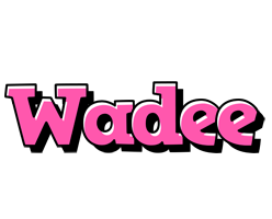 Wadee girlish logo