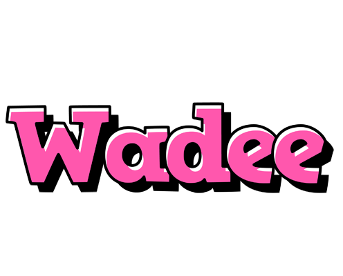 Wadee girlish logo