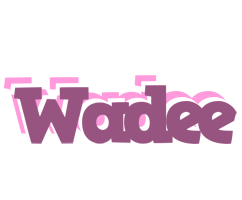 Wadee relaxing logo