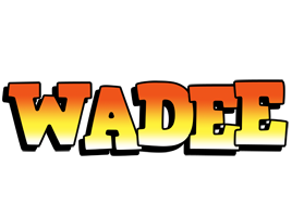 Wadee sunset logo