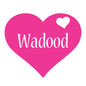 Wadood love-heart logo