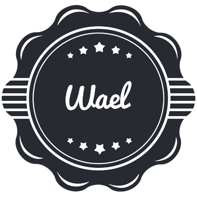 Wael badge logo