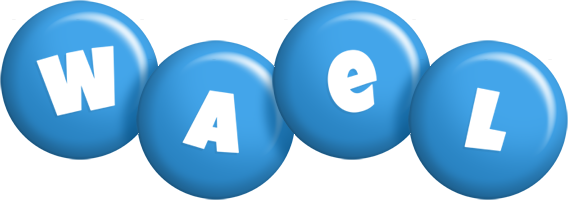 Wael candy-blue logo
