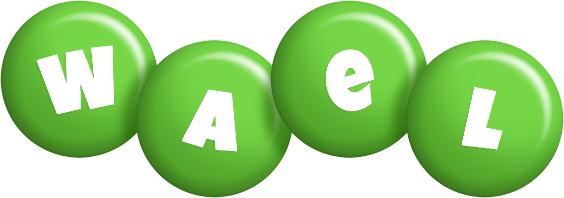 Wael candy-green logo
