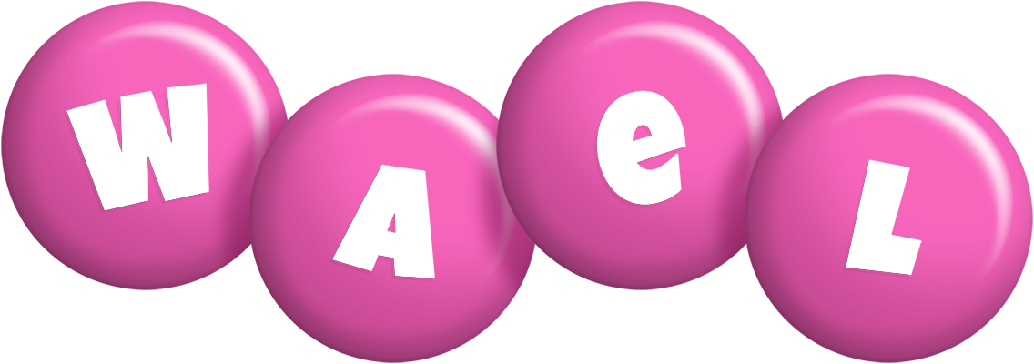 Wael candy-pink logo