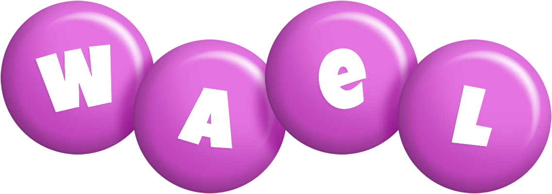 Wael candy-purple logo