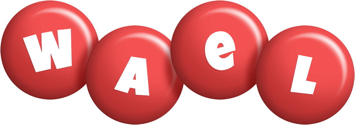 Wael candy-red logo