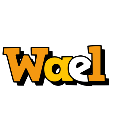 Wael cartoon logo