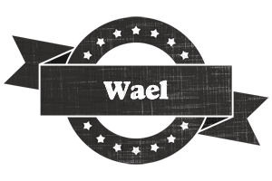 Wael grunge logo