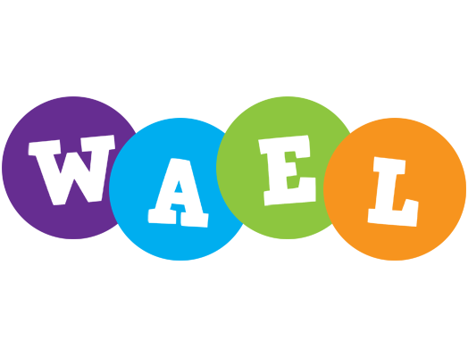 Wael happy logo