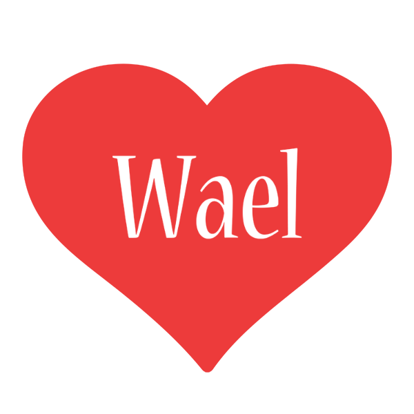 Wael love logo