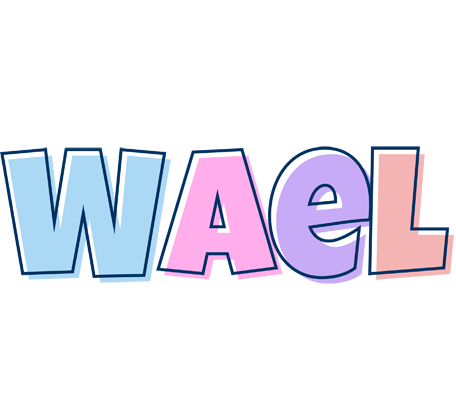 Wael pastel logo