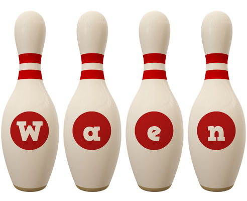 Waen bowling-pin logo