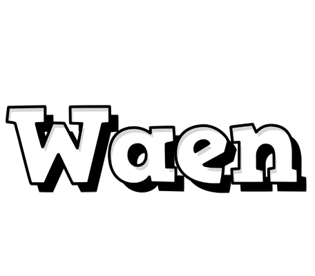Waen snowing logo