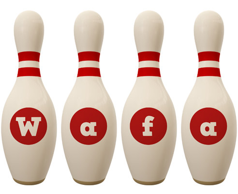 Wafa bowling-pin logo